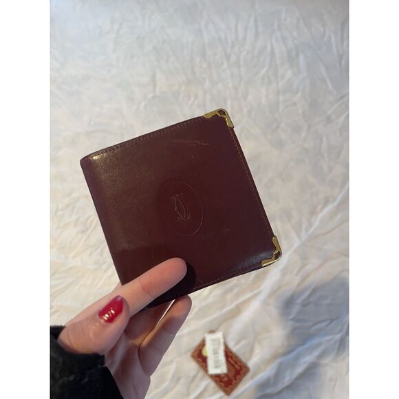 Mens Cartier Leather Bi-Fold Wallet - Picture 1 of 5